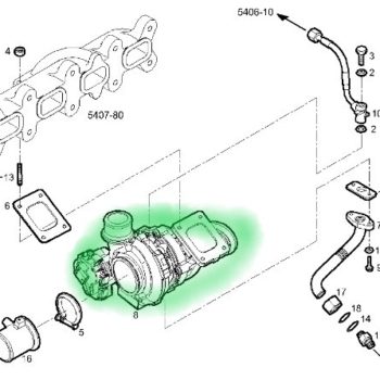 5802815821 TURBO SPRĘŻARKA EVGT IVECO DAILY 2.3 D